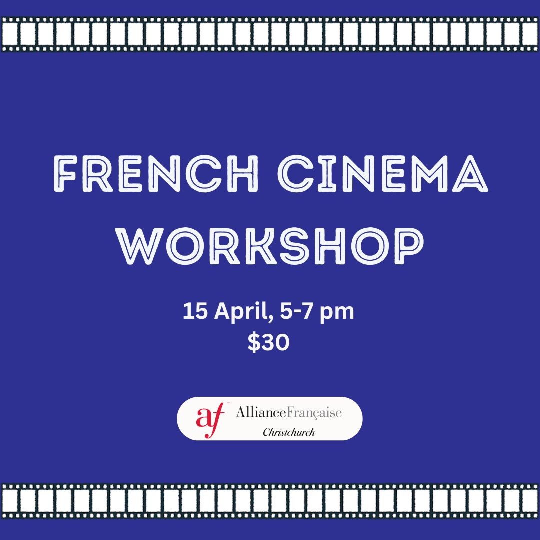 📽️ French cinema workshop (15 Apr)