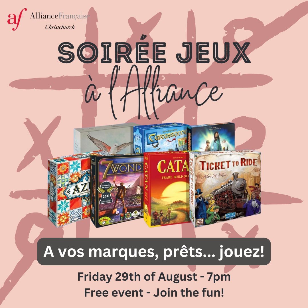 🎲 Soirée jeux de société (29 August)