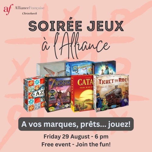 🎲 Soirée jeux de société (29 August)