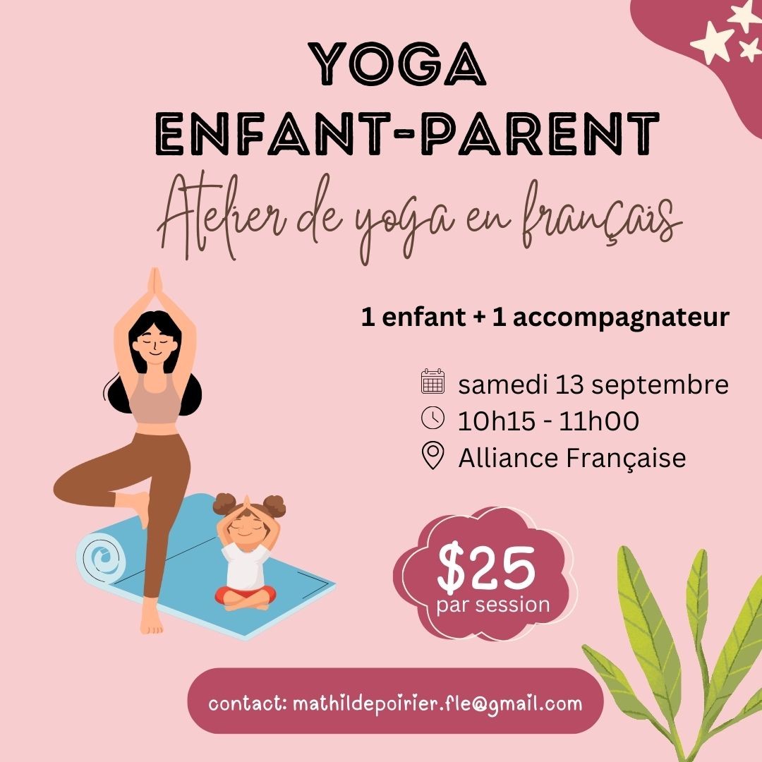 🧘🏻‍♀️ Yoga enfant-parent 🧘🏻‍♀️