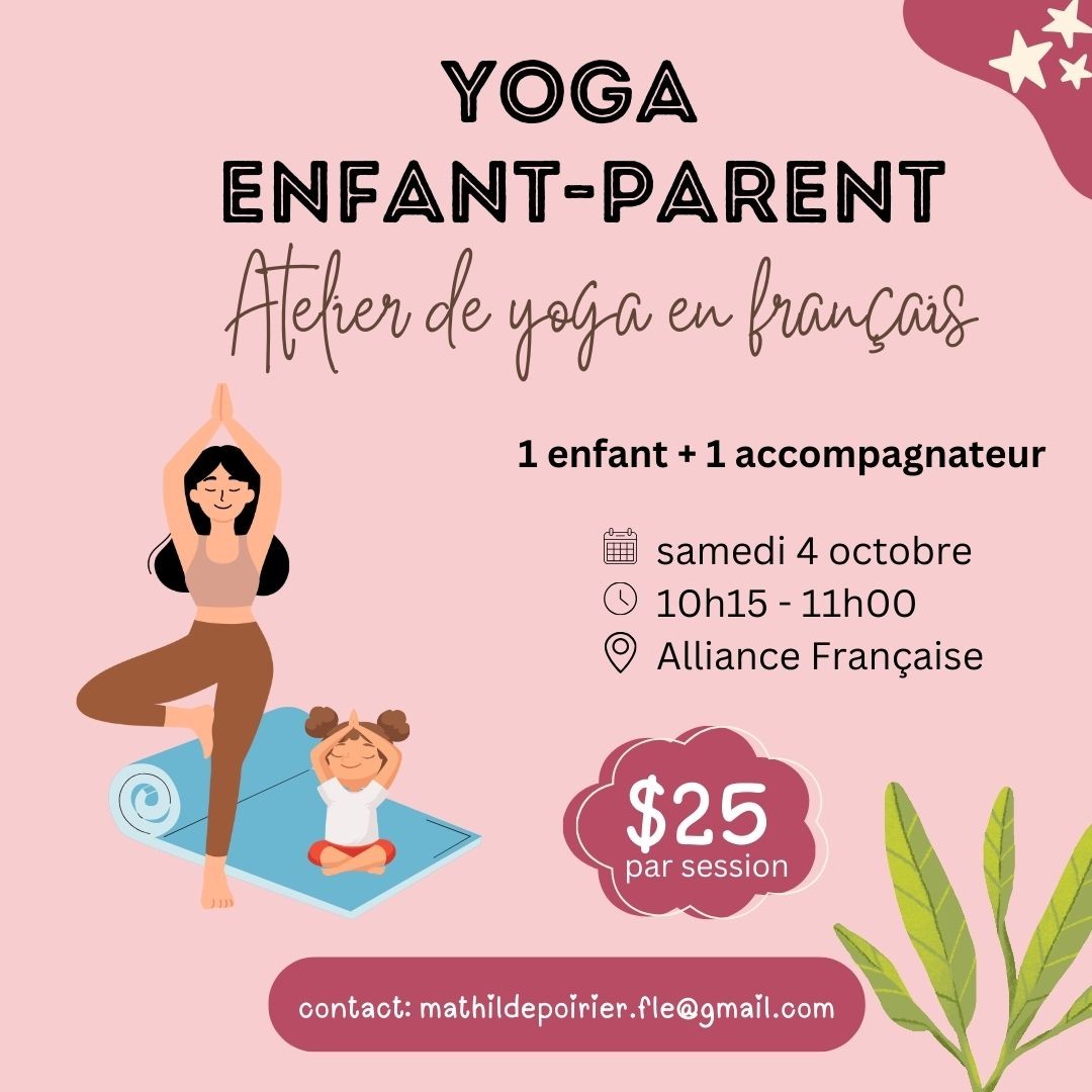 🧘🏻‍♀️ Yoga enfant-parent 🧘🏻‍♀️