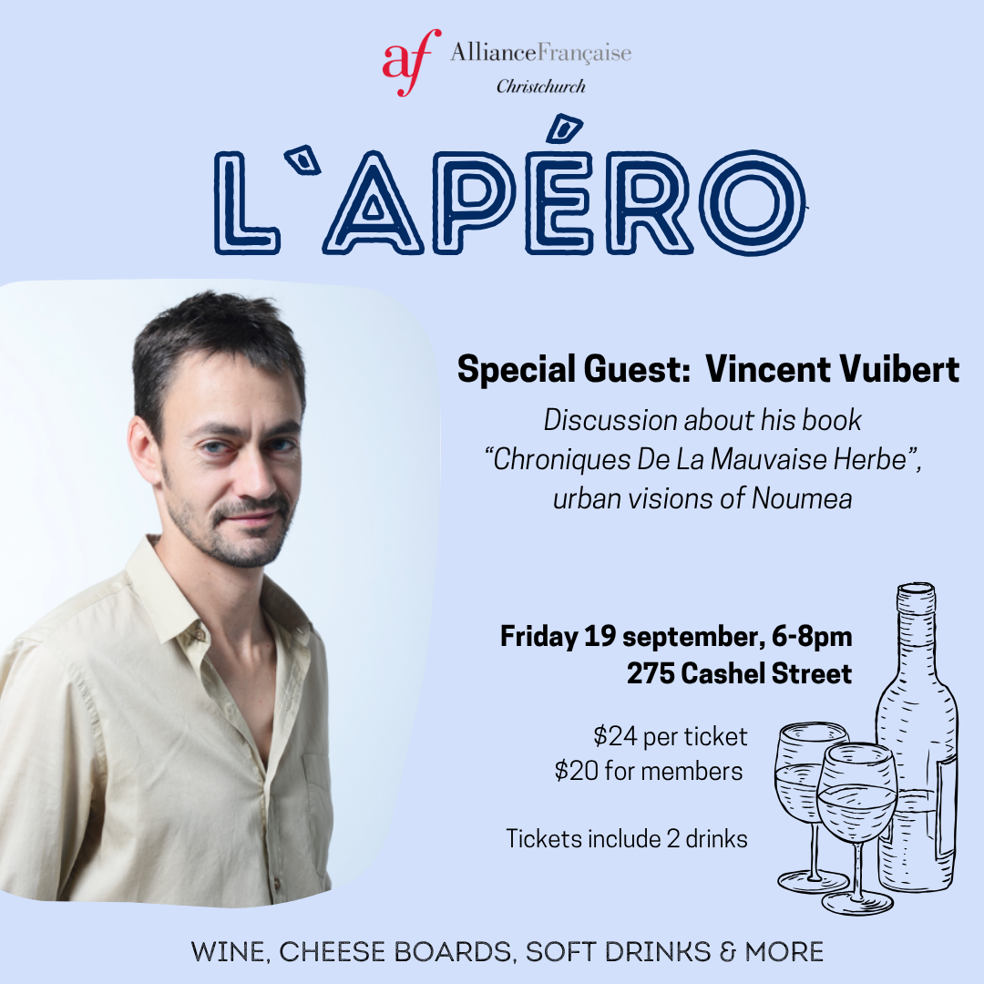 🍷L'Apéro à l'Alliance with Vincent Vuibert 🍷
