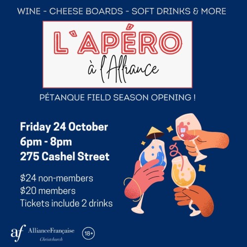 🍷L'Apéro à l'Alliance 🍷 (24 October)