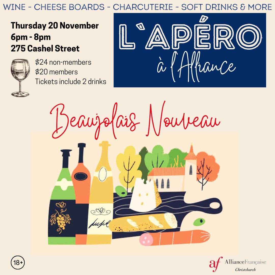 🍷L'Apéro à l'Alliance : Beaujolais Nouveau !