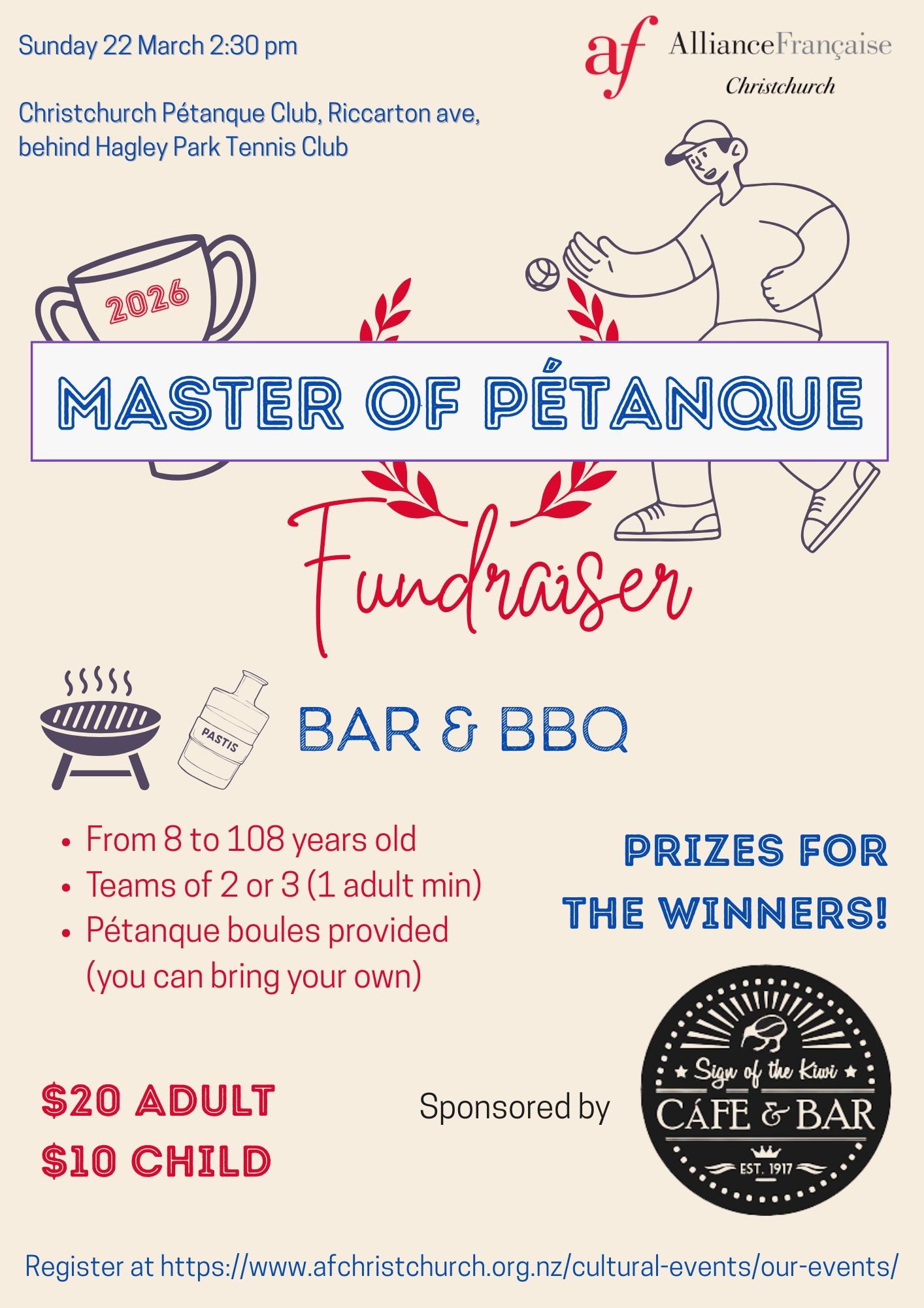 🏆 Master of Pétanque, sponsored by Sign of the Kiwi 🏆