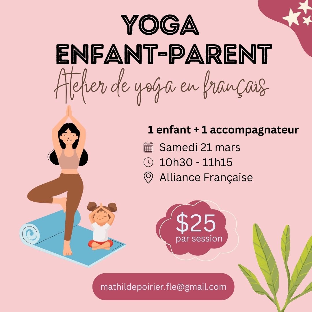 🧘🏻‍♀️ Yoga Parents - Enfants 🧘🏻‍♀️ (21 March)