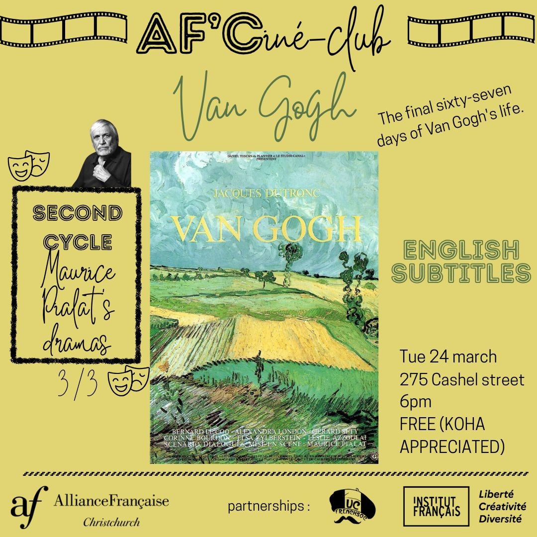 AFCiné Club 🎞️- Van Gogh⚠️(ON TUESDAY)