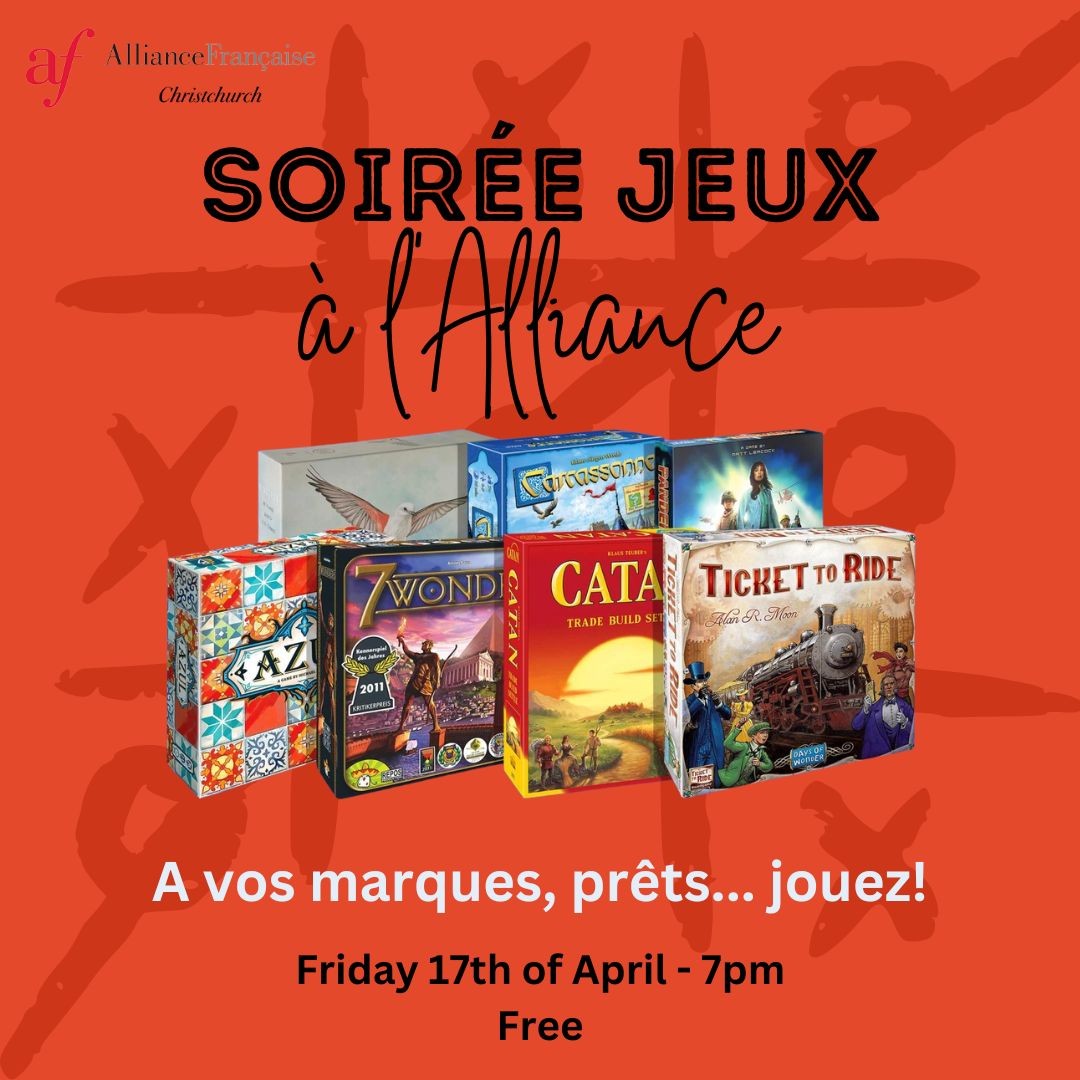 🎲 Soirée jeux de société 🎲 (17 April)
