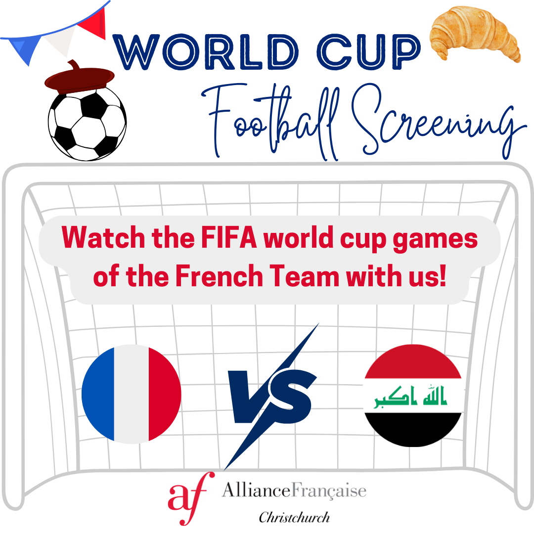 ⚽ Football World Cup Screening: France VS Iraq ⚽