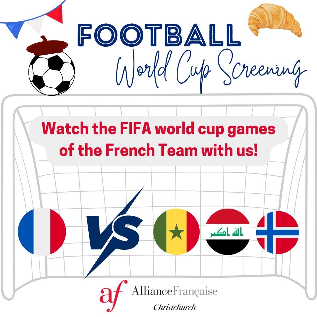 ⚽Football World Cup Screening: France VS Norway⚽